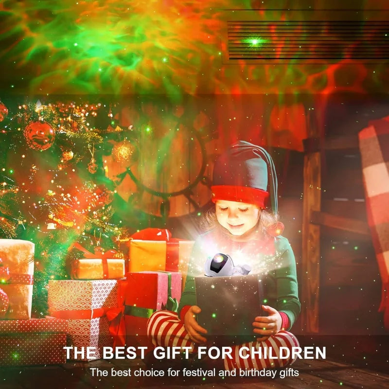 Mini astronaut galaxy star projector